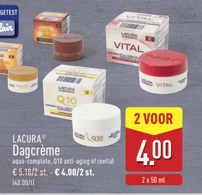 Promotie: Dagcrème
