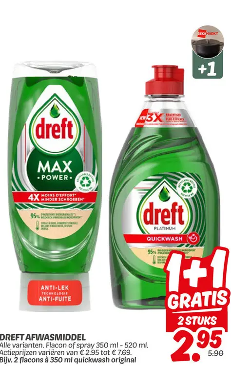 Aanbieding: Dreft afwasmiddel