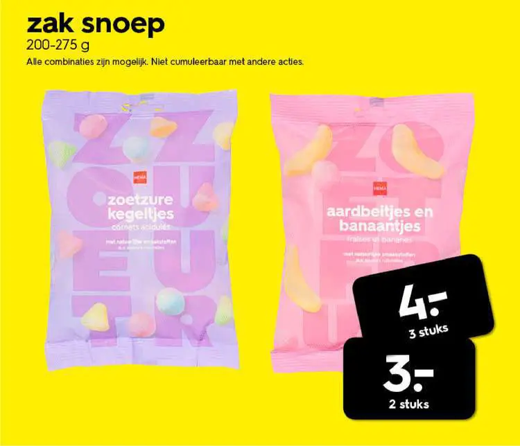 Promotie: Zak snoep