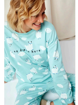 Aanbieding: Pyjama met lamaprint