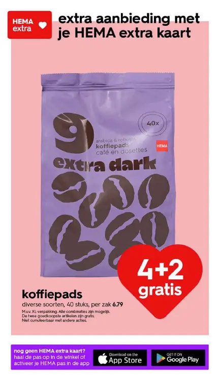 Promotie: Koffiepads