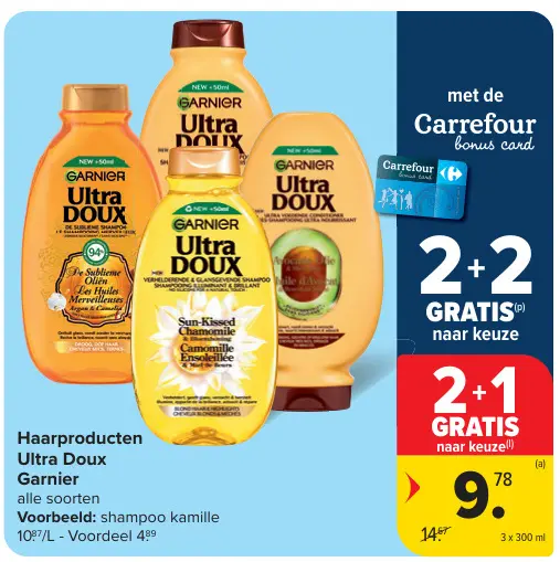 Promotie: Haarproducten Ultra Doux