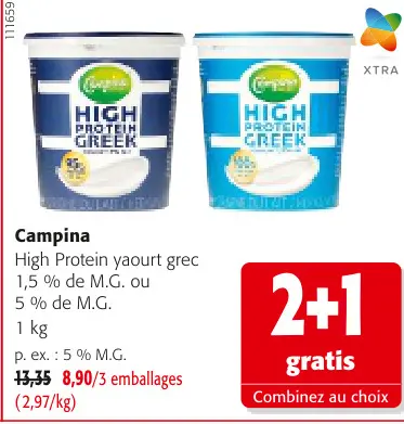 Offre: High Protein yaourt grec