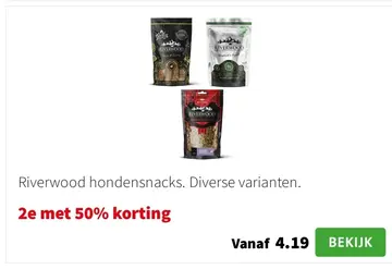 Aanbieding: Riverwood hondensnacks