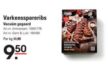 Aanbieding: Varkensspareribs