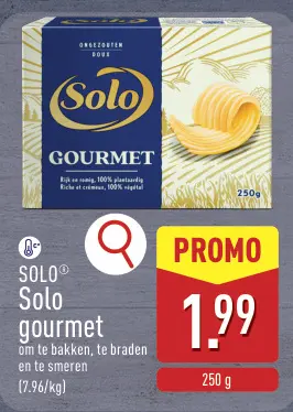 Promotie: Solo gourmet