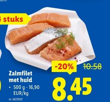 Promotie: Zalmfilet