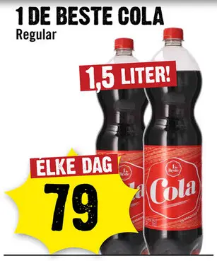 Aanbieding: 1 de beste cola