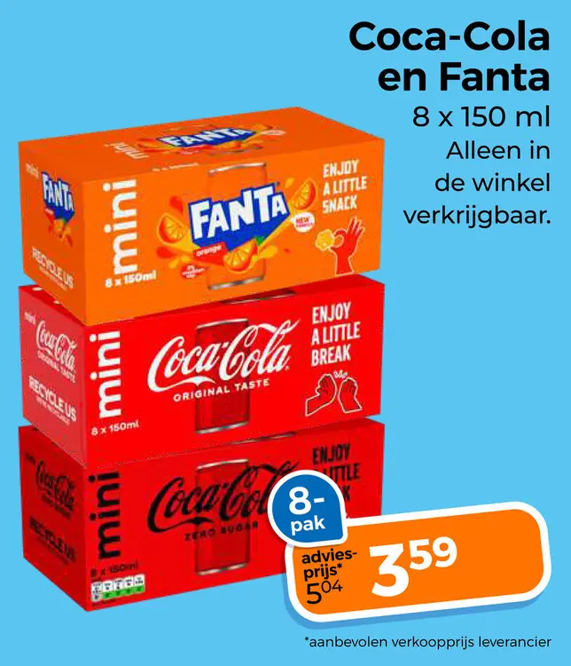 Aanbieding: Coca-Cola en Fanta