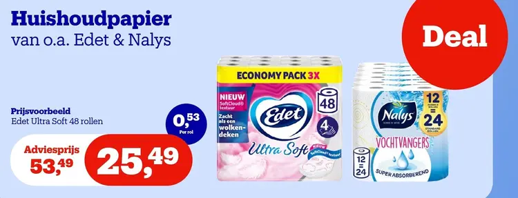 Aanbieding: Huishoudpapier