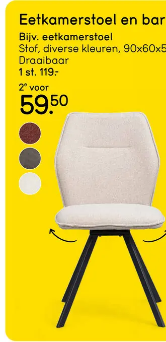 Aanbieding: Eetkamerstoel