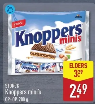 Aanbieding: Knoppers mini's
