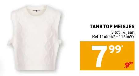 Promotie: Tanktop meisjes