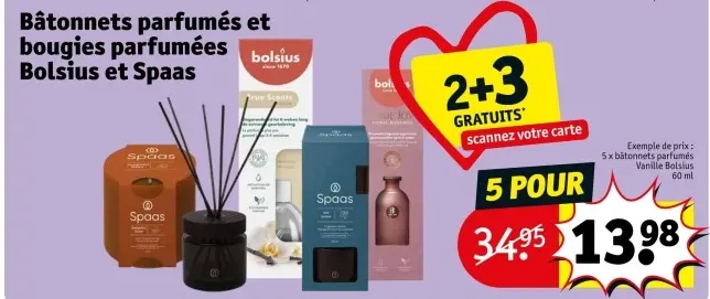 Offre: Bâtonnets parfumés et bougies parfumées