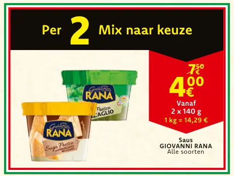 Aanbieding: Saus