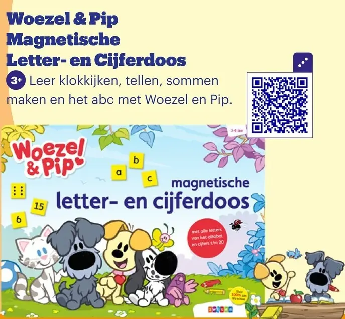 Aanbieding: Magnetische Letter- en Cijferdoos
