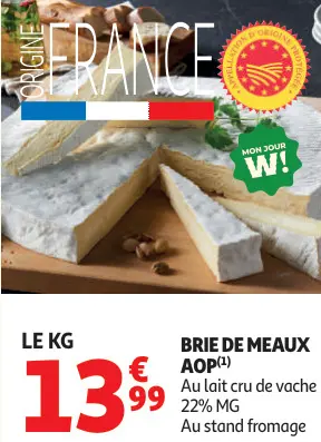 Offre: Brie de Meaux