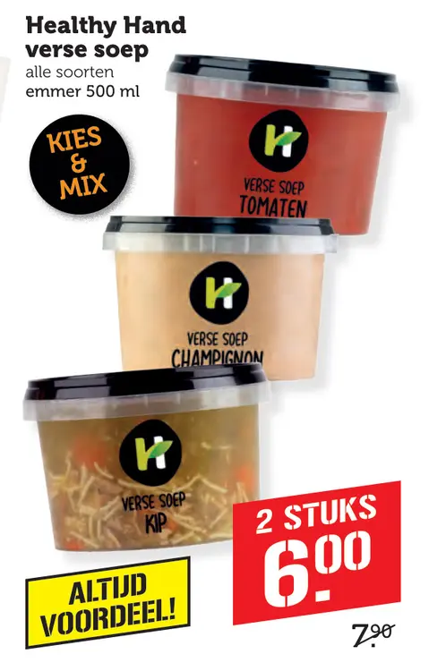 Aanbieding: Healthy Hand verse soep