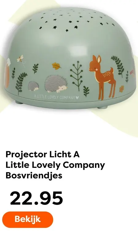 Aanbieding: A Little Lovely Company Projector Licht Bosvriendjes