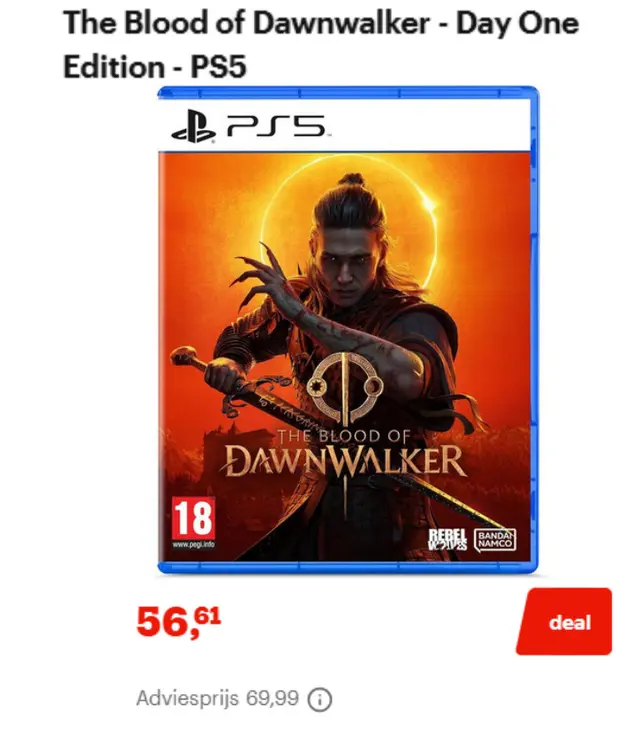 Promotie: The blood of dawnwalker -day one