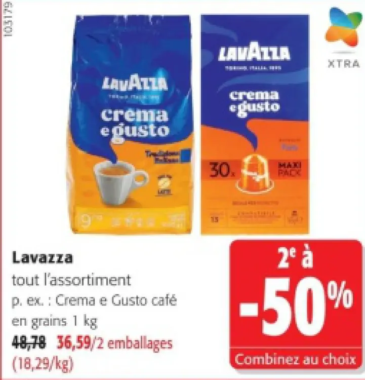 Offre: Lavazza Crema e Gusto café