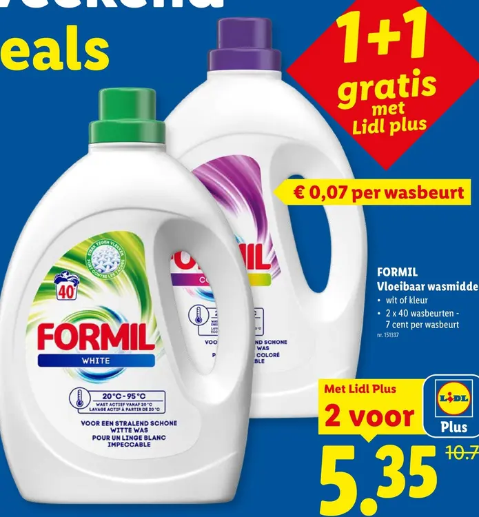 Promotie: Vloeibaar wasmiddel