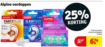 Aanbieding: Alpine oordoppen