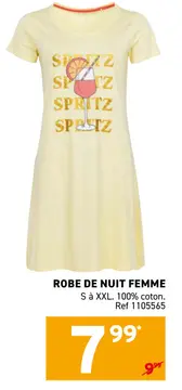 Offre: ROBE DE NUIT FEMME