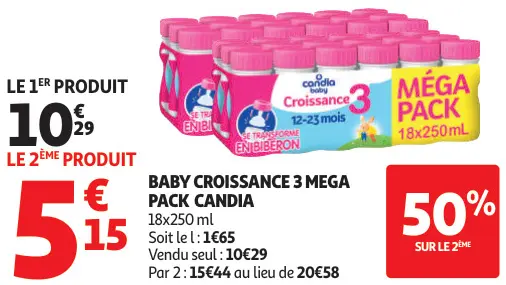 Promotie: Baby croissance 3 mega pack