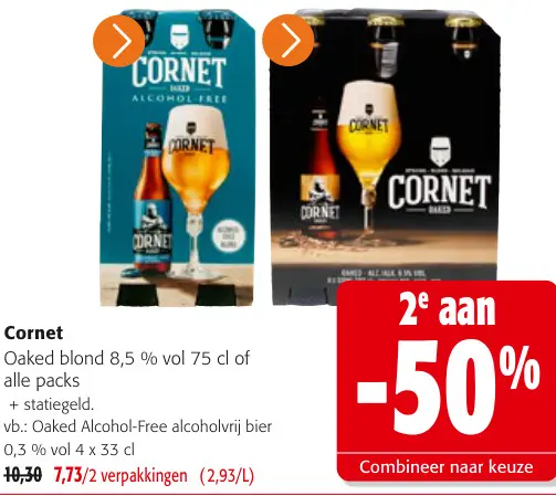 Promotie: Oaked blond of Oaked Alcohol-Free alcoholvrij bier