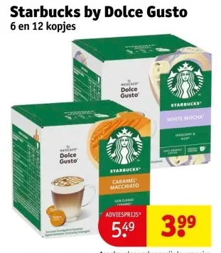 Aanbieding: Starbucks by Dolce Gusto