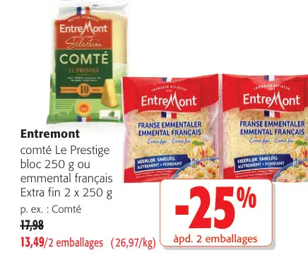 Offre: Entremont