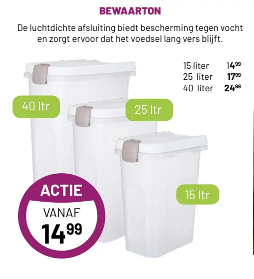 Aanbieding: Bewaarton