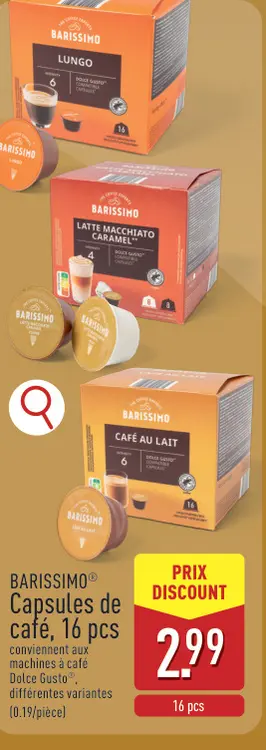 Offre: Capsules de café
