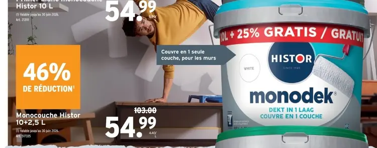 Offre: Monocouche Histor monodek