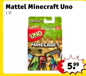 Aanbieding: Minecraft Uno
