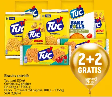 Offre: Biscuits apéritifs Tuc