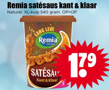 Aanbieding: satésaus kant & klaar