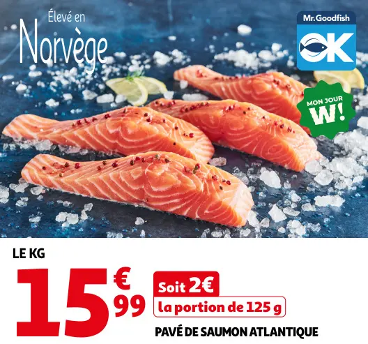 Promotie: Pavé de saumon atlantique