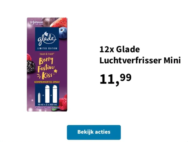 Aanbieding: Glade Luchtverfrisser Mini