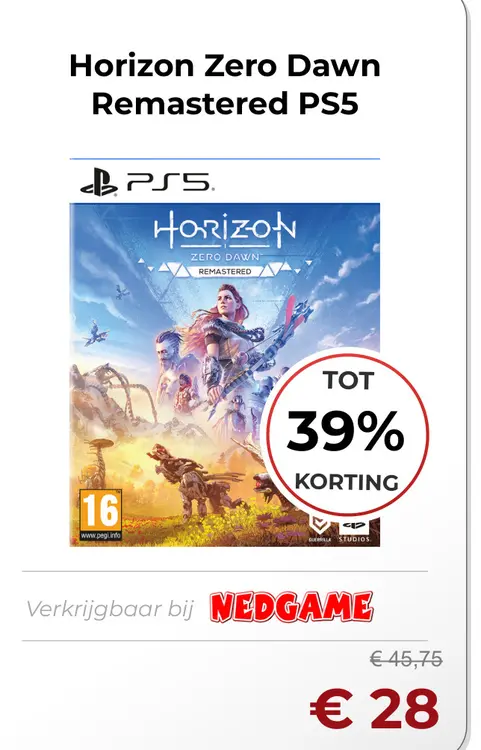 Aanbieding: Horizon Zero Dawn Remastered PS5