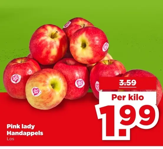Aanbieding: Pink lady Handappels