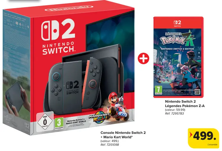 Offre: Nintendo Switch 2 Légendes Pokémon Z-A