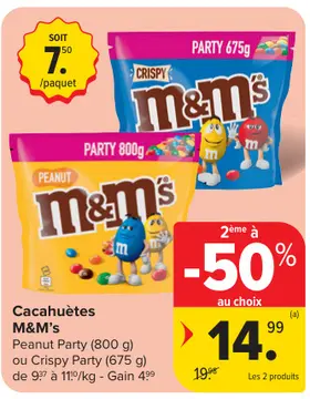 Offre: Cacahuètes