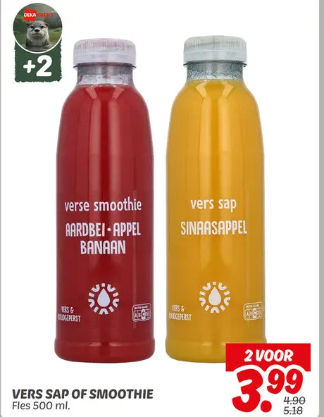 Vers sap of smoothie