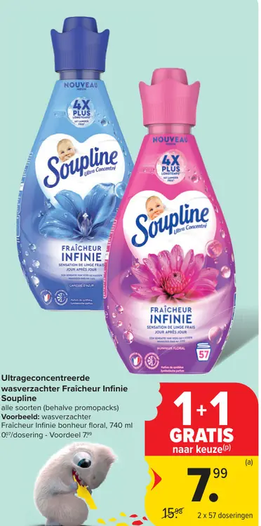 Promotie: Ultrageconcentreerde wasverzachter Fraîcheur Infinie