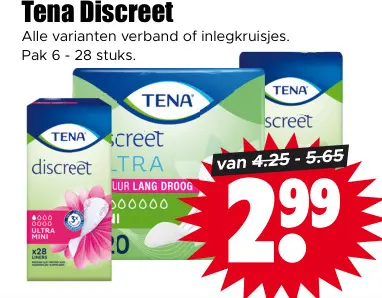 Aanbieding: Tena Discreet