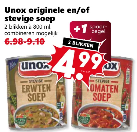 Aanbieding: Originele en/of stevige soep