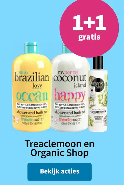 Promotie: Treaclemoon en Organic Shop
