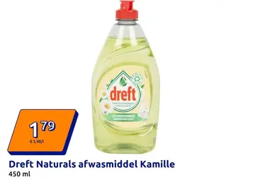 Aanbieding: Naturals afwasmiddel Kamille